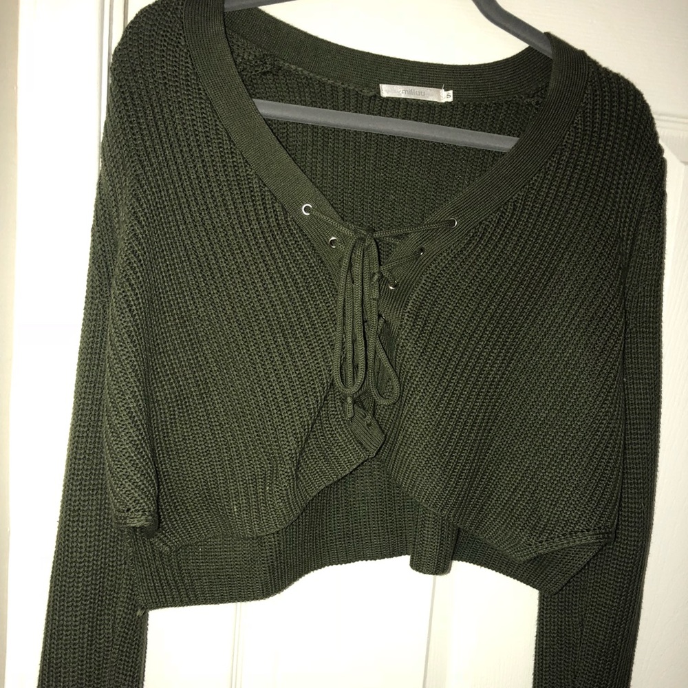 Cropped sweater